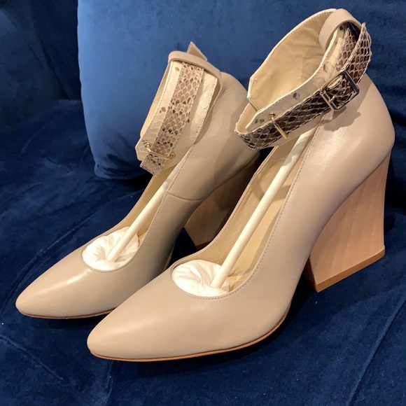 NWT Elizabeth and James Emily Sand heels sz 7.5 - Picture 2 of 12